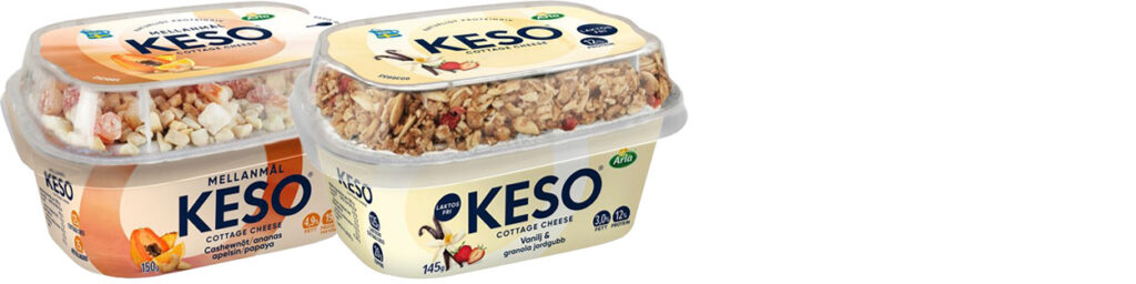 mellanmål keso flera sorter