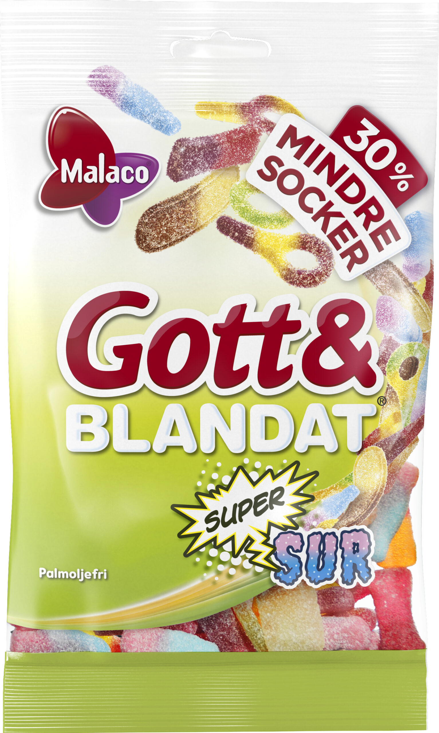 G&B Supersur mindre socker